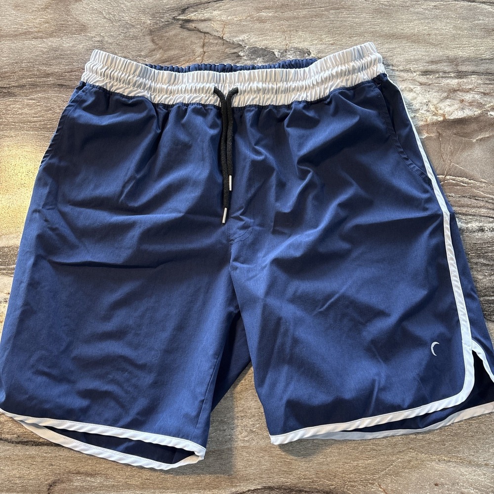 ZYIA Active Men's Performance Athletic Gym Shorts Blue Size Extra‎ Large Running